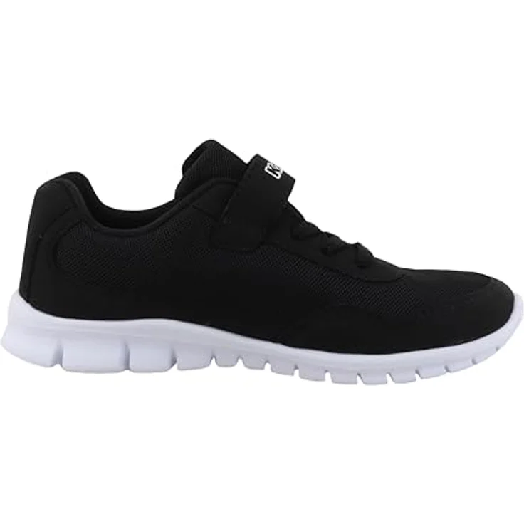 Kappa Jungen Klettschuh, Schwarz, Größe 35, Mesh-Obermaterial, Klettverschluss, Gummi-Laufsohle – Bild 4
