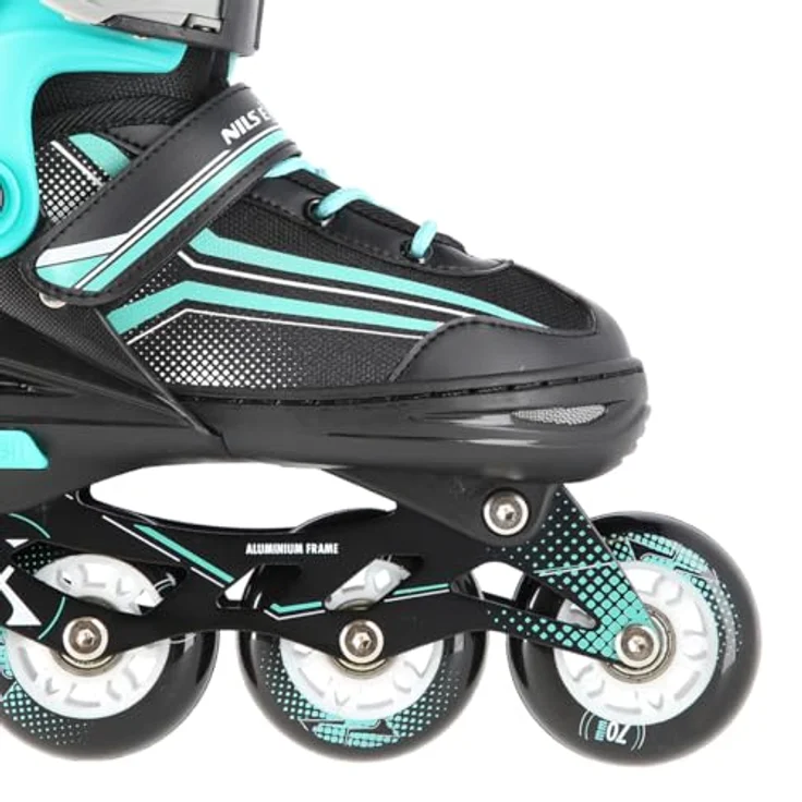 Nils NH18190 Extreme, Inline Skates mit Aluminiumkufe, ABEC7-Rädern und vierstufiger Größenverstellung (29-33) – Bild 7
