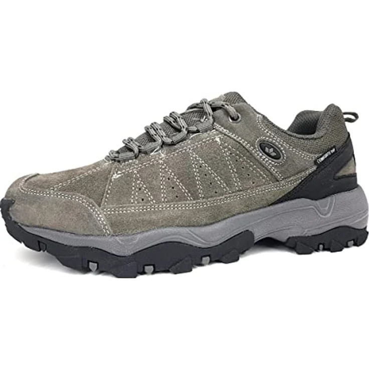 Lico Fairfield, Herren Wanderschuhe, wasserdicht und atmungsaktiv aus Veloursleder, Größe 46, Grau – Bild 1