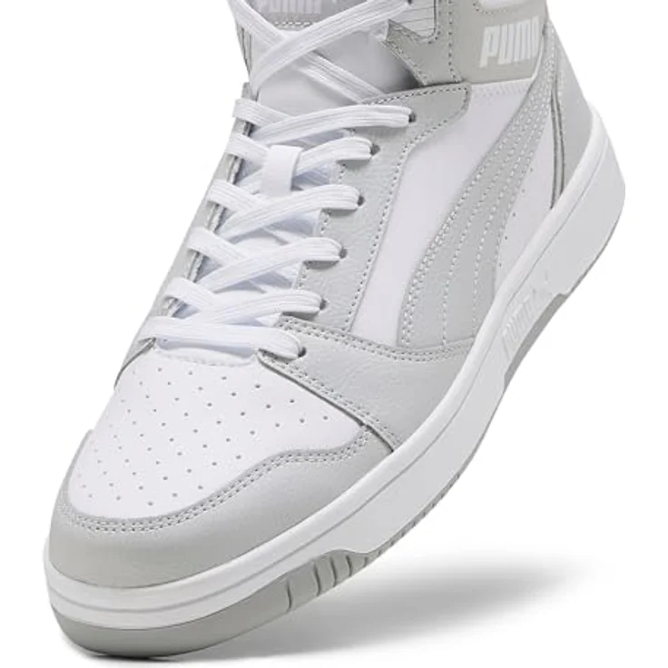 PUMA Rebound v6 Sneakers Senior, knöchelhoch mit SOFTFOAM+ Dämpfung und wasserabweisendem Obermaterial, schwarz – Bild 7