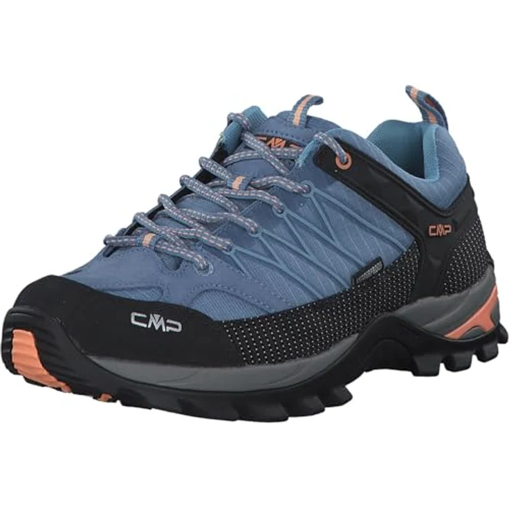 CMP RIGEL LOW WMN TREKKING SHOE WP, wasserdichter Wanderschuh mit EVA-Dämpfung und Gummi-Profilsohle – Bild 1