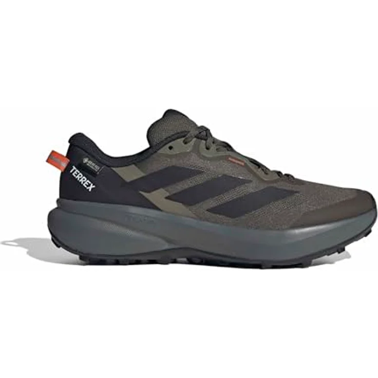 Adidas Terrex Tracefinder Plus GTX, Herren Halbschuhe für Trailrunning mit GORE-TEX® Invisible Fit, grün – Bild 2