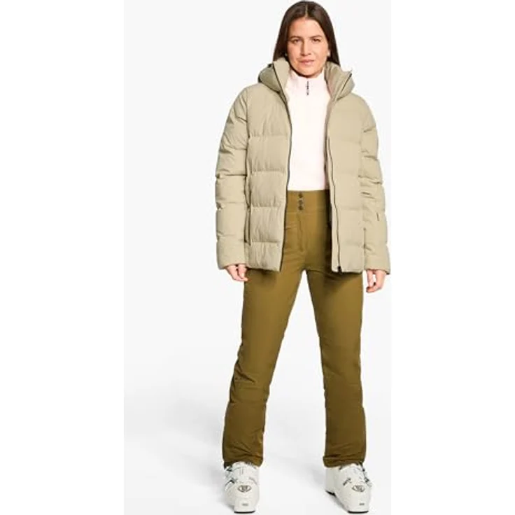 Ziener Skiwear Damen Ski Jacke TRAVA-Z, wasserdicht und atmungsaktiv mit MicroDown Comfortemp® Wattierung, Farbe sage leaf, Größe 42 – Bild 5
