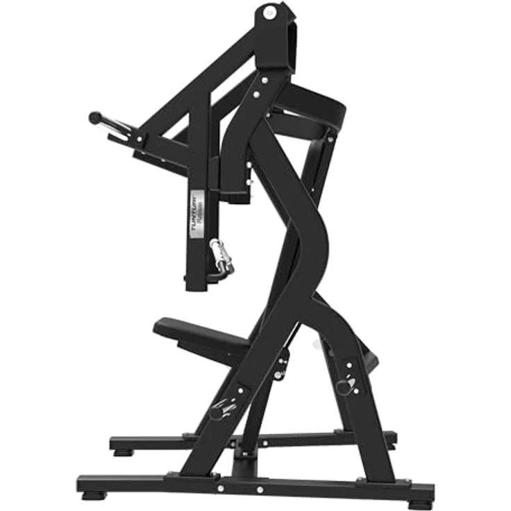 Tunturi Platinum Chest Press, Fitnessgerät für Brusttraining, Plate Loaded Homegym, 200 kg maximales Gewicht, V-Serie – Bild 3