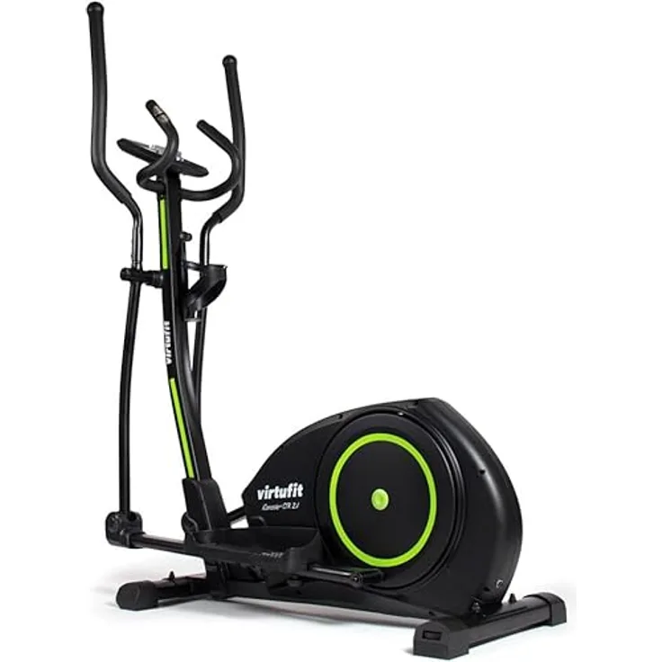 VirtuFit iConsole CTR 2.1 Ergometer Crosstrainer - Klappbarer Ellipsentrainer für Zuhause, 150kg Belastbarkeit, Testsieger