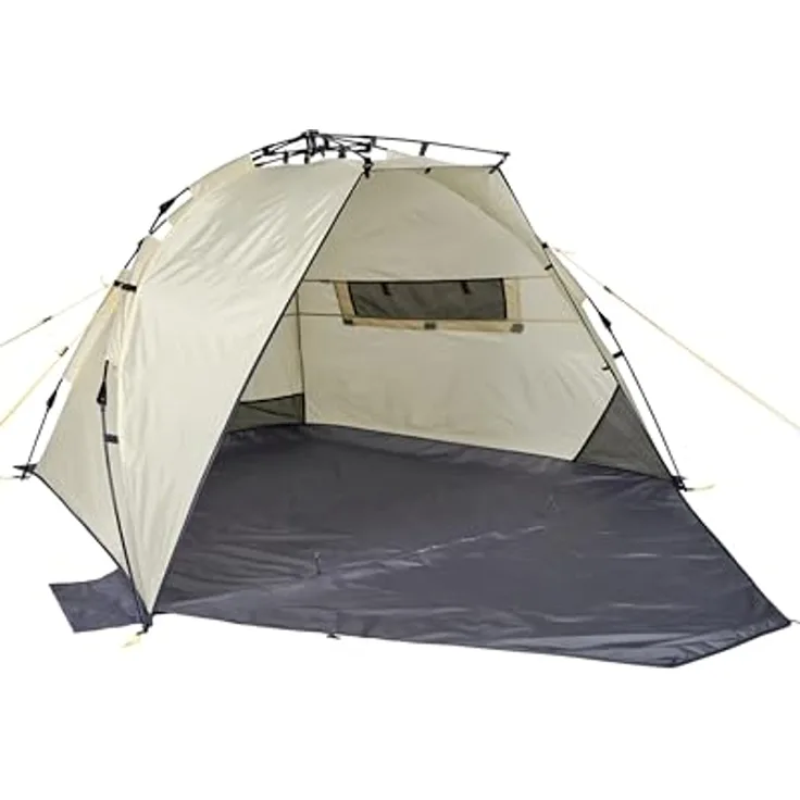 Uquip Speedy Strandmuschel, Tarp-Zelt für 1 Person, leichtes Polyester, 2.50 kg, Schnellaufbau