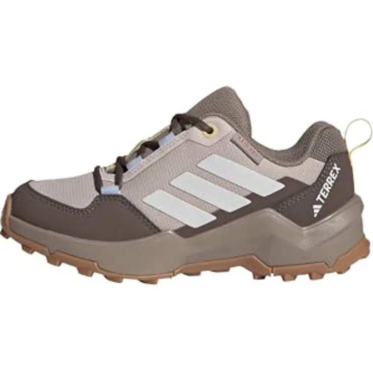 Adidas Terrex AX4r, Wanderschuhe für Kinder, rosa weiß, wasserdicht, mit Traxion Außensohle und dämpfender Zwischensohle