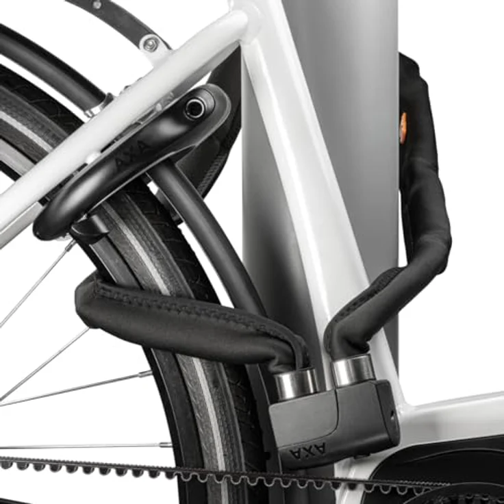 AXA Foldable Veloschloss, gehärteter Stahl, schlüsselbetrieben, inklusive Halterung und Online-Schlüsselservice – Bild 8