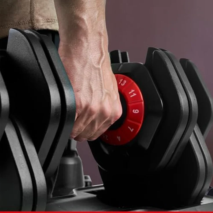 HAMMER Hantel StrongLock 4.0, Smartes Hantelsystem mit Quick-Select Gewichtsverstellung (25 kg) für effektives Workout – Bild 5