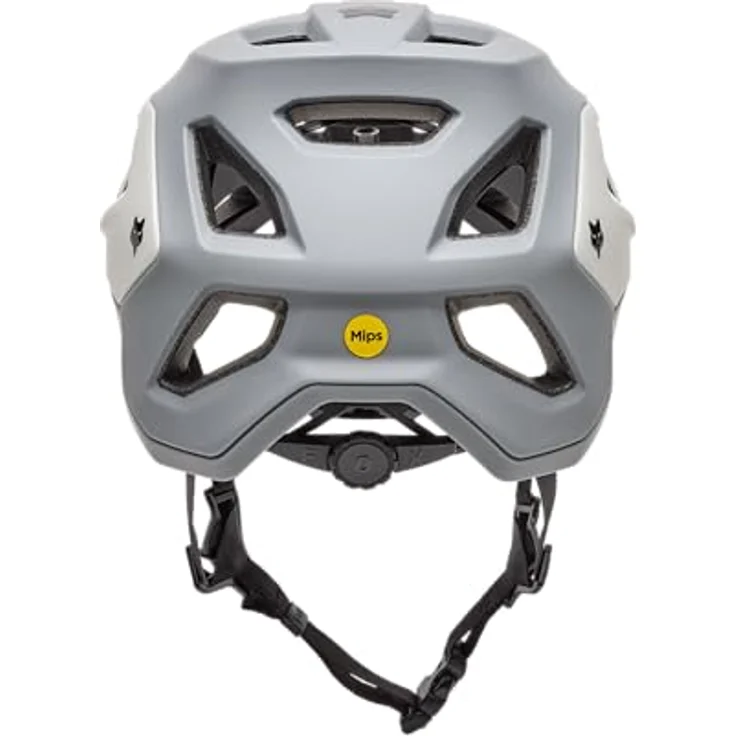 Fox Racing Speedframe Helmet 5050, Unisex Mountainbike Helm mit MIPS, Hochwertige Belüftung, 360° Fit System, LT Grey, Größe M – Bild 4