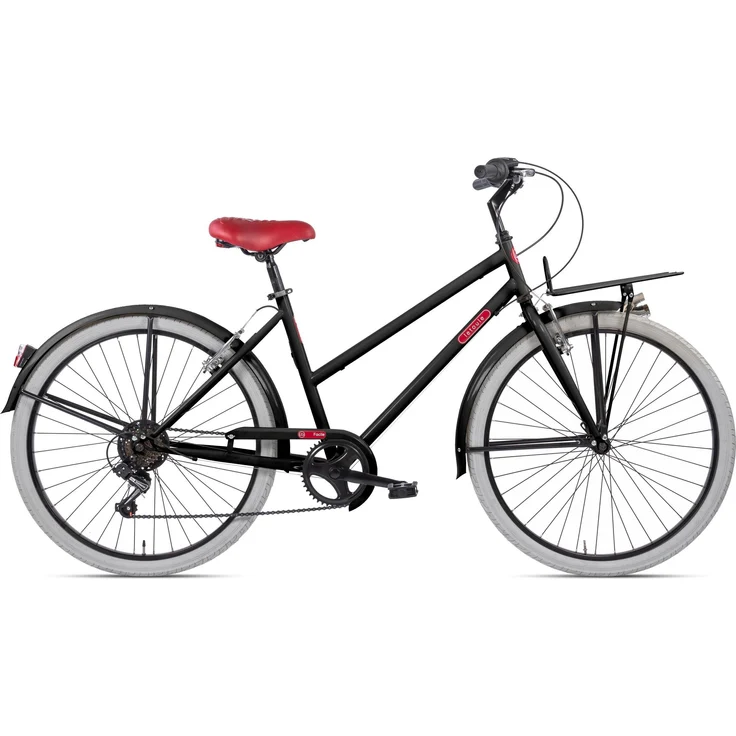 VENICE Letoule Facile Urban Allround 26, Citybike mit 6-Gang Shimano Schaltung, dunkel (schwarz)