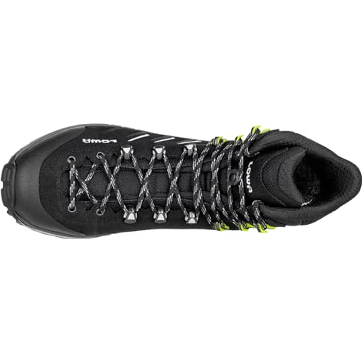 LOWA RANDIR GTX MID, wasserdichte Wanderschuhe für mittelbreite Füße, schwarz/grau, Größe 44 – Bild 5