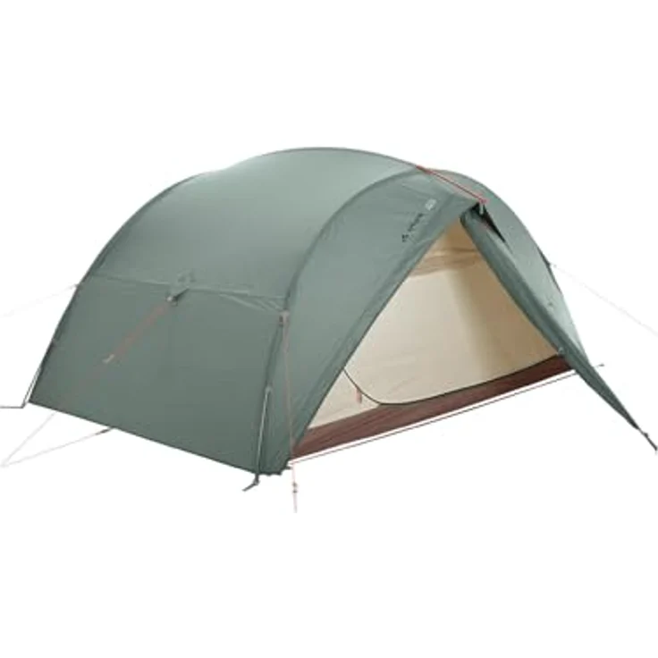 VAUDE Allround Space 3P, 3-Personen Zelt mit 2 Eingängen, 2 Apsiden und schneller Montage – Bild 1