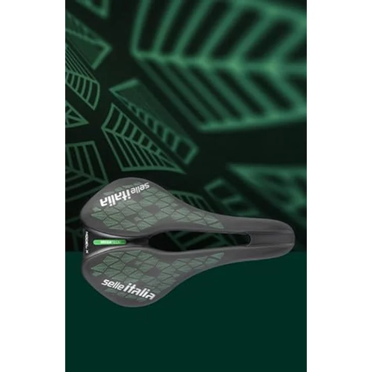 Selle Italia X Green Superflow, Fahrradsattel mit Gel-Polsterung, recycelbar und nachhaltiger Produktion in Italien – Bild 6
