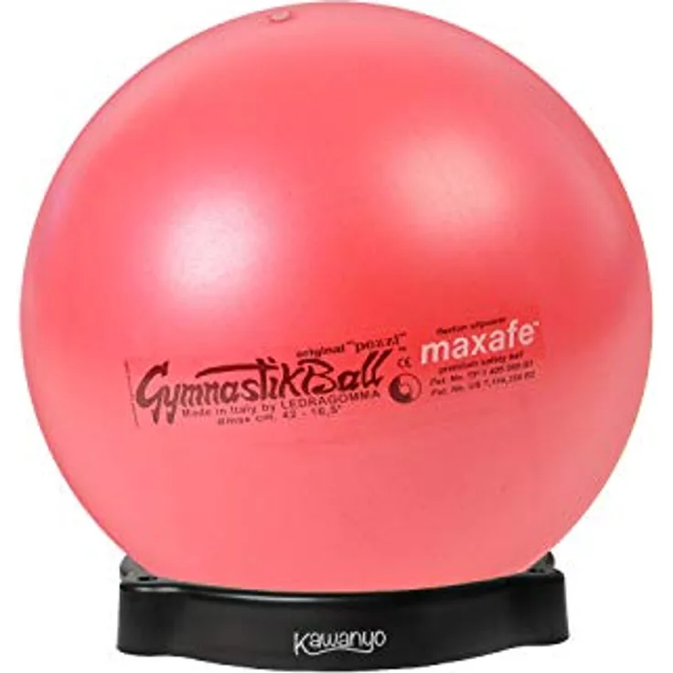 PEZZI Original Pezziball MAXAFE 42 cm m. Ballschale rot Sitzball