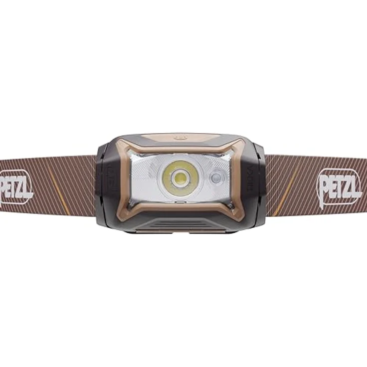 PETZL Tikka LAMP, Stirnlampe mit 350 Lumen, braun, kompakt und leicht (94 g), 3 Leuchtstufen – Bild 2