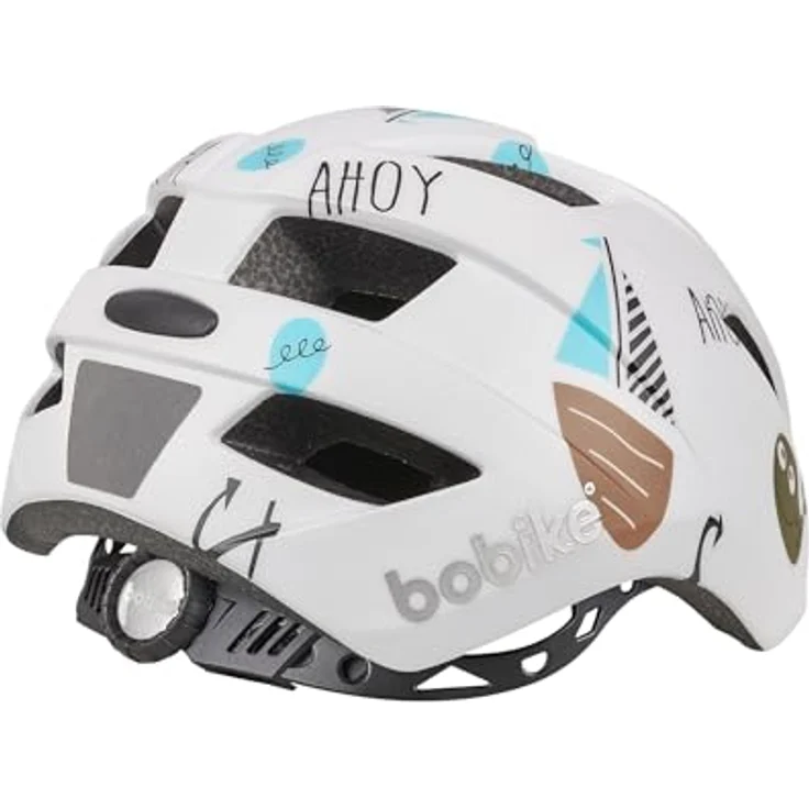 bobike Kids Plus, Velohelm für Kinder, 46 - 53 cm, mit 11 Belüftungsöffnungen, reflektierenden Applikationen und Moskitonetz – Bild 2