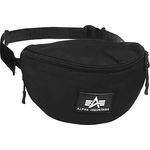 Alpha Industries Rubber Print Waistbag Unisex, Hipbag mit Logo, One Size, Schwarz
