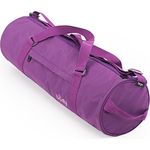 Bodhi Yogatasche ASANA City Bag, aubergine, groß & geräumig, Yogamattentasche mit Schulterband und Handtrageband, spritzwasserfest