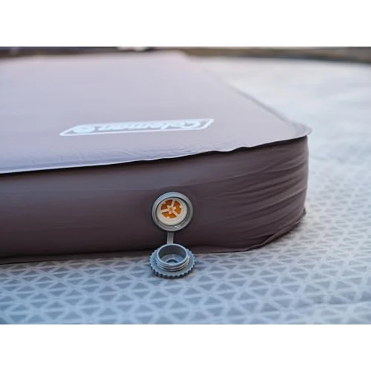 Coleman Supercomfort, selbstaufblasbare Isomatte mit Schaumstofffüllung, schwarz, 200 x 128 x 7,7 cm – Bild 3