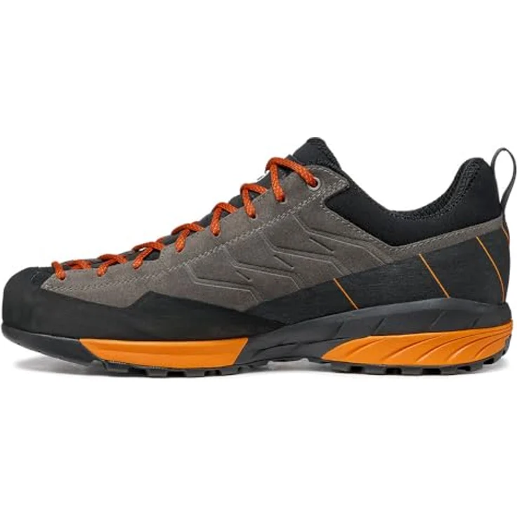 Scarpa Mescalito Titanium/Mango, Wanderschuhe für Herren, stabiler Halt und Geröllschutz, Größe 43 – Bild 2