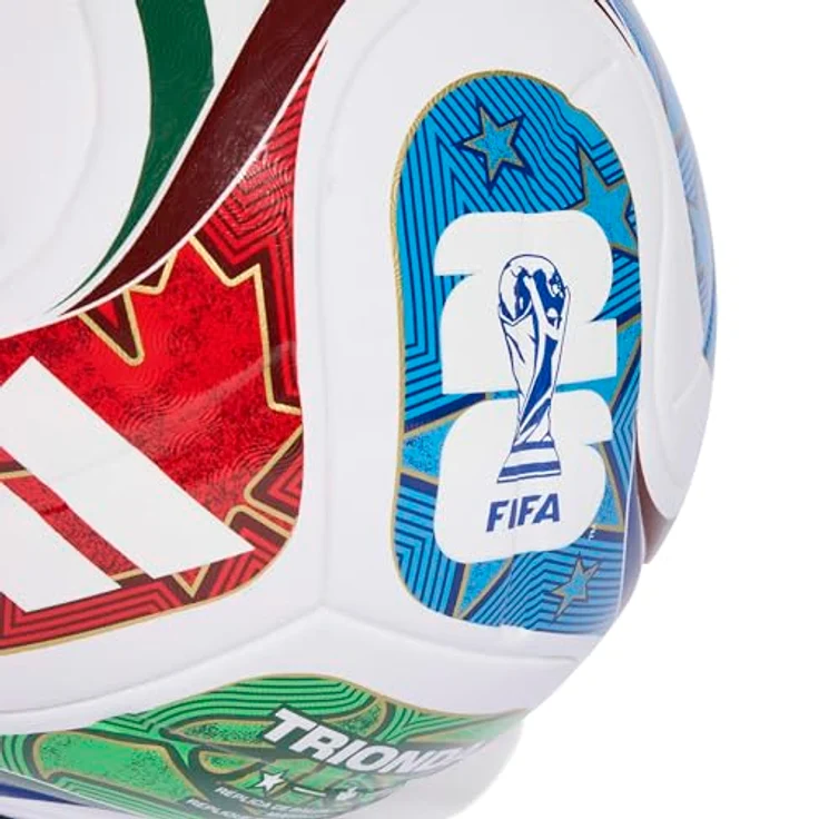 adidas FIFA World Cup 26 Trionda League Ball, Unisex-Fußball in Weiß, Größe 38 EU – Bild 4