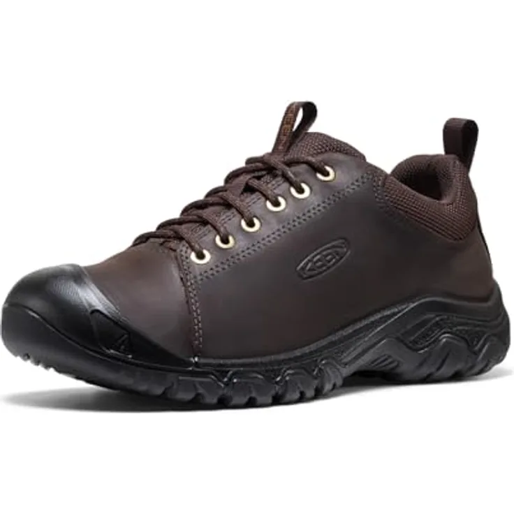 Keen TARGHEE IV OXFORD, Herren Outdoorschuh aus Leder und Textil, wasserabweisend, leicht und flexibel