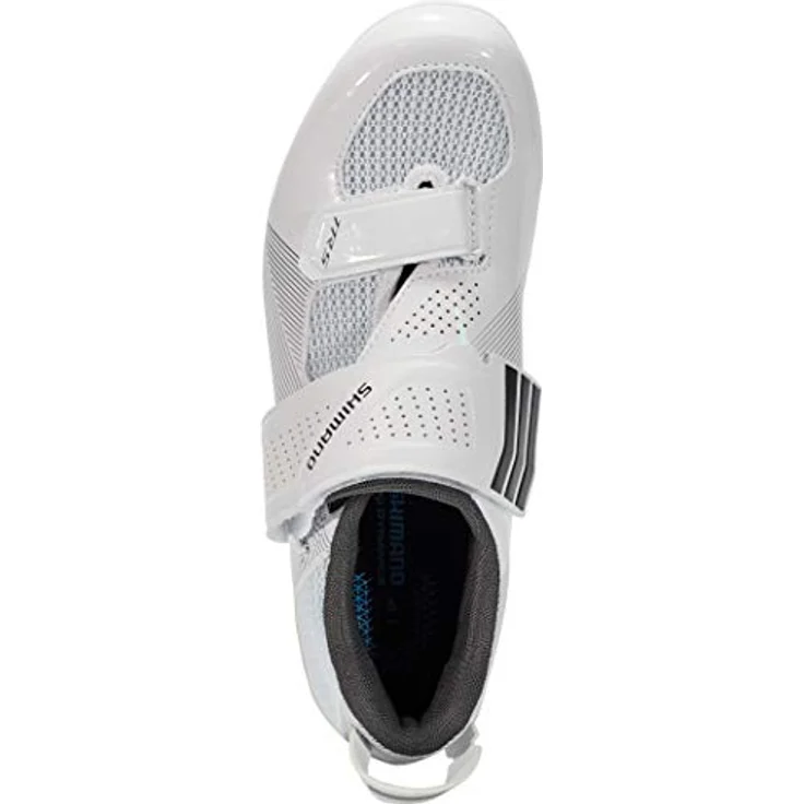 Shimano SH-TR501 Triathlon Rennradschuhe, steife Sohle, atumungsaktiv, weiß, EU 36 – Bild 3