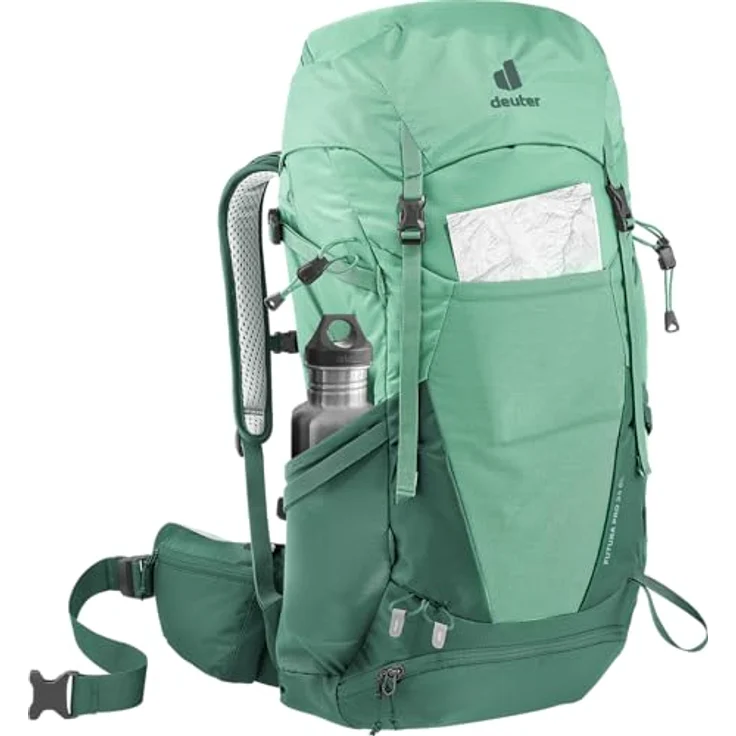 deuter Futura Pro 34 SL Damen Wanderrucksack, Aircomfort Netzrücken-System, SL Women's Fit, Vorrichtung für Trinksystem – Bild 5