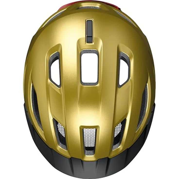 ABUS Stadthelm Urban-I 4.0 ACE, Größe S, gelb, mit magnetischem Lichtstreifen und Zoom Spin Verstellsystem – Bild 4