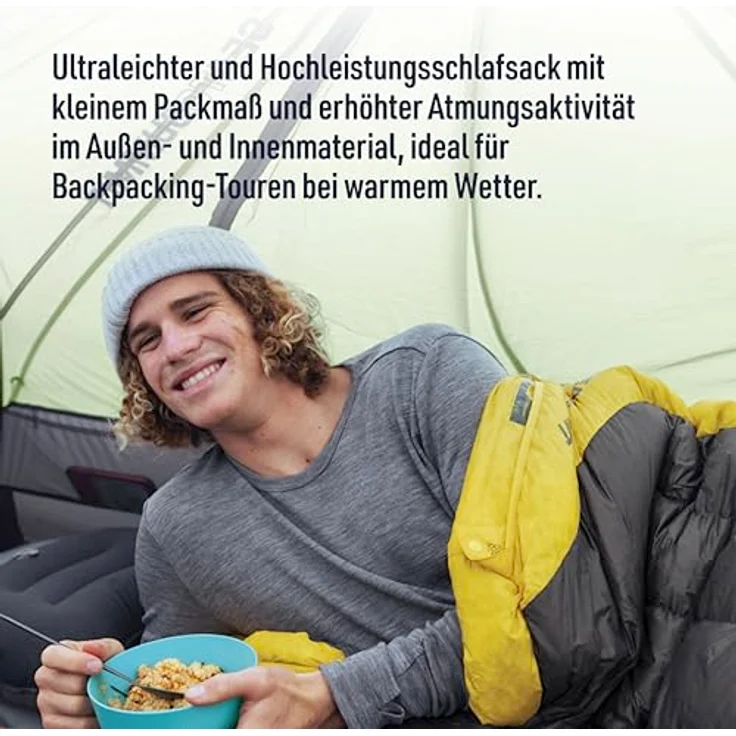 Sea To Summit Spark Schlafsack, 213 cm, mit 850+ Fillpower-Gänsedaunen, sehr leicht, PFC-frei und wasserabweisend – Bild 2
