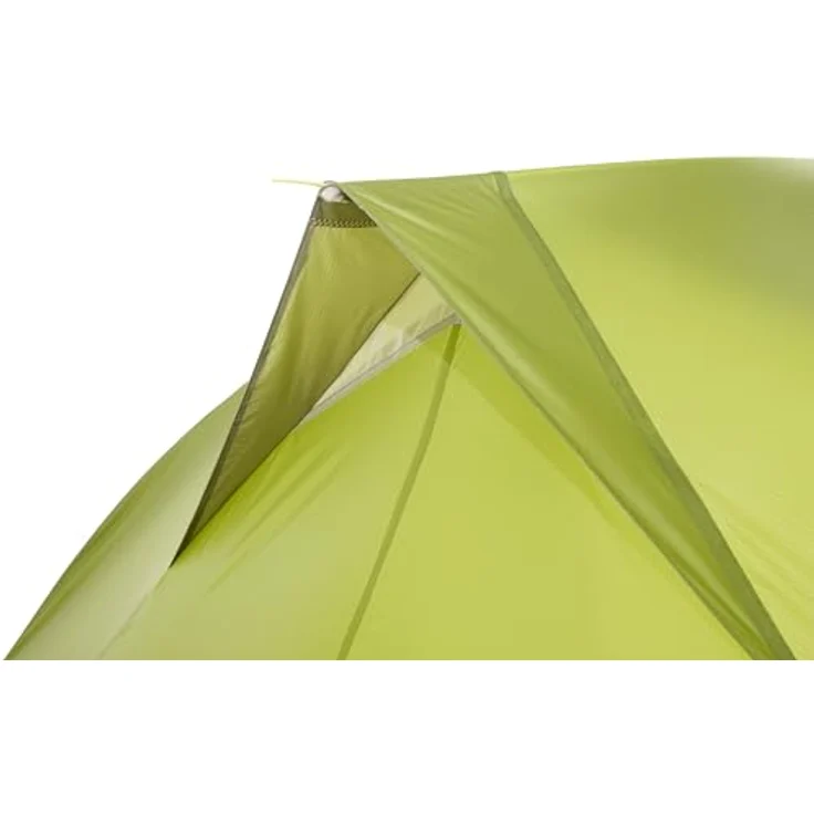 Vaude Space Seamless Zelt, ultraleichtes Kuppelzelt mit 2 Apsiden und hervorragender Kopffreiheit, cress Green, One Size – Bild 2
