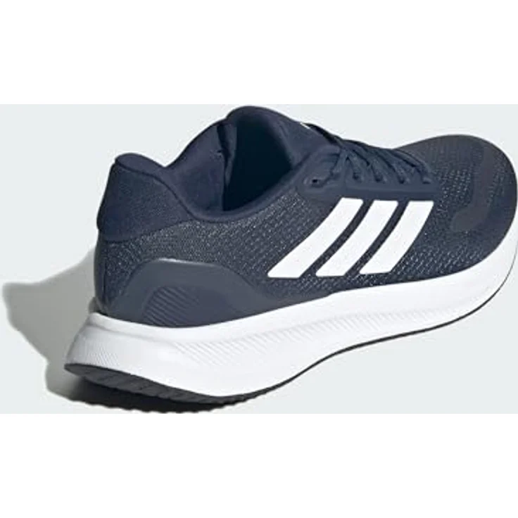 ADIDAS Herren Laufschuh Runfalcon 5, Cloudfoam Dämpfung, atmungsaktives Mesh-Obermaterial, schwarz – Bild 7