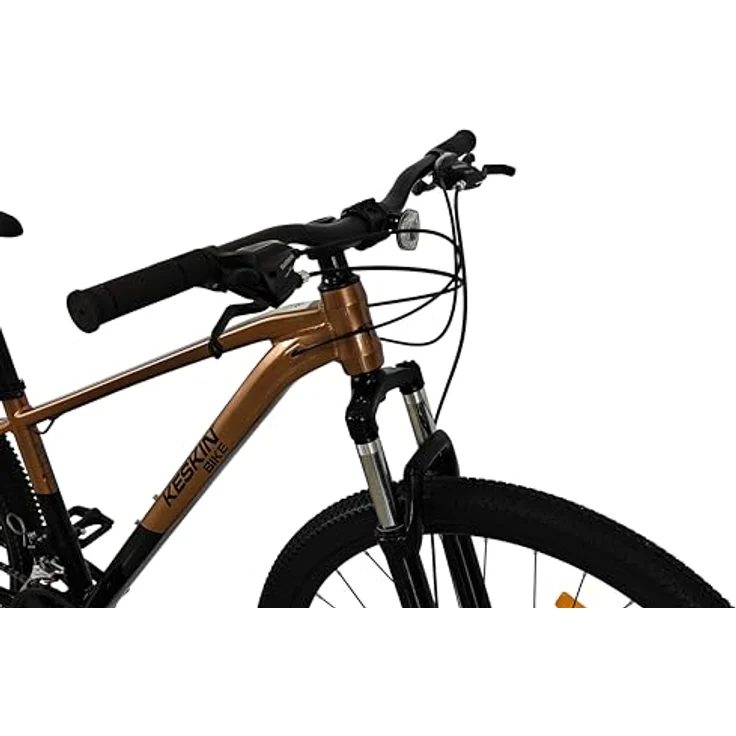 Keskin Bikes HT MTB1, 29" Hardtail-Mountainbike mit Aluminiumrahmen, SM21-Speed und mechanischen Scheibenbremsen, Bronze Schwarz – Bild 4
