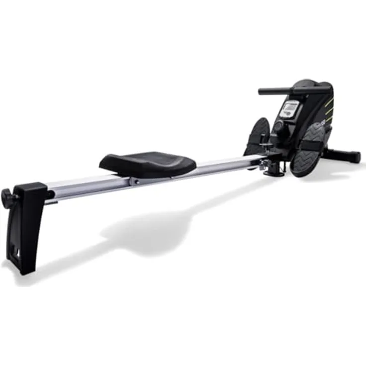 VirtuFit Row 450 Klappbar Rudergerät für Zuhause - Rowing Machine, leises magnetisches Widerstandssystem, 10 Widerstandsstufen, klappbar - Schwarz
