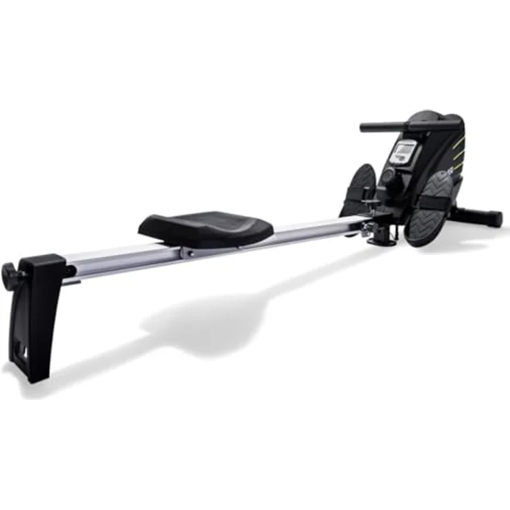 VirtuFit Row 450 Klappbar Rudergerät für Zuhause - Rowing Machine, leises magnetisches Widerstandssystem, 10 Widerstandsstufen, klappbar - Schwarz – Bild 1