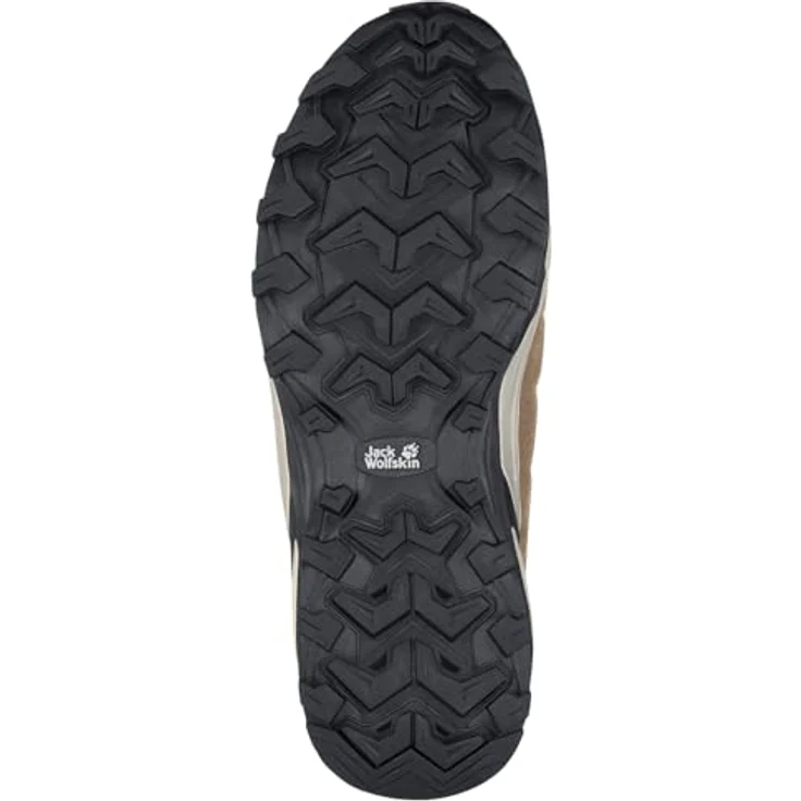 Jack Wolfskin Refugio Texapore Low W, Damen Wanderschuhe aus Veloursleder und Texapore, braun, Größe 39.5 – Bild 6