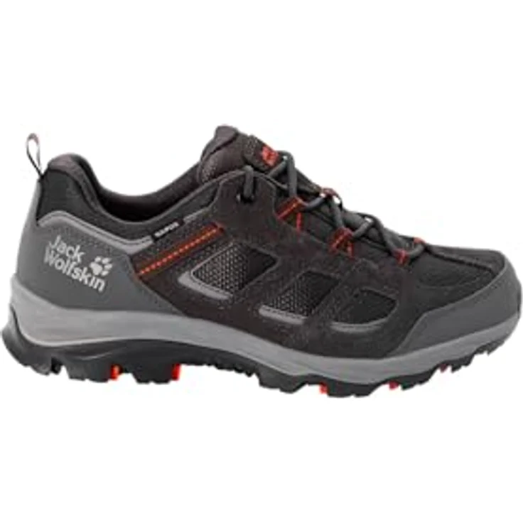 Jack Wolfskin VOJO 3 TEXAPORE LOW M Wanderschuh, wasserdicht mit griffiger Gummisohle und strapazierfähigem Leder-Textil-Material – Bild 3