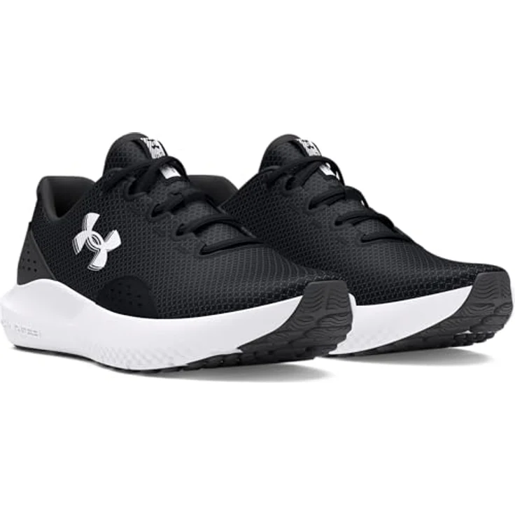 Under Armour UA Charged Surge 4, Laufschuhe mit reaktionsfreudiger Dämpfung, schwarz, Größe 47.5 – Bild 4