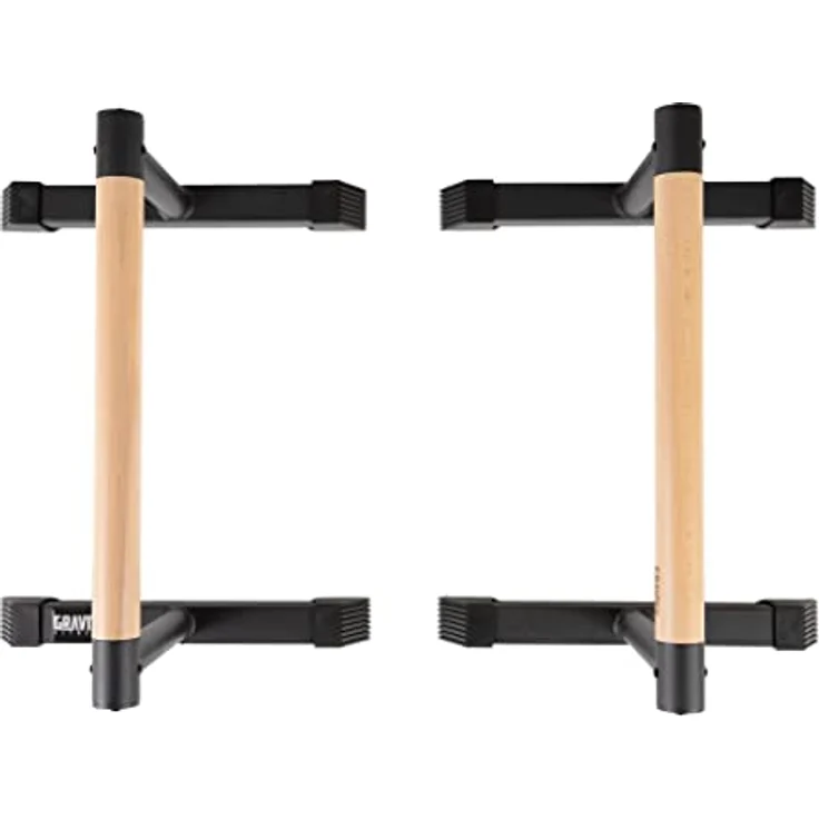 Gravity Fitness | Parallettes - mittelgroß - neue 38-mm-Griffe - Calisthenics, Crossfit, Heim- und kommerzielle Nutzung – Bild 4