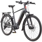 TELEFUNKEN E-Bike Herren 27,5 Zoll, Elektrofahrrad Mittelmotor, 9-Gang Shimano Kettenschaltung, Hydr. Scheibenbremsen - SUV710, Schwarz