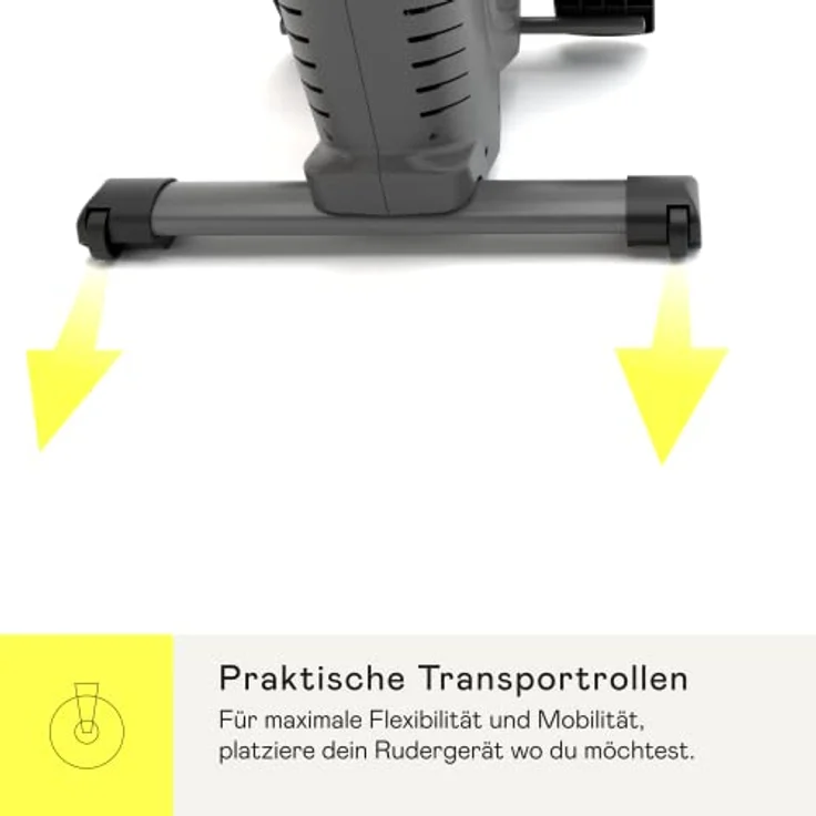 Kettler Rudergerät Rower 2.0 | 4kg Schwungmasse | 8 Widerstandsstufen | mobil Dank Batteriebetrieb | Magnetbremssystem | Hohe Gewichtsbelastung von 120kg | Transportrollen | ergonomischer Rudergriff – Bild 5