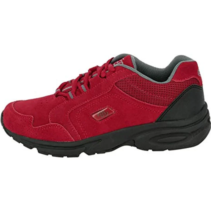 BRÜTTING Bequemschuh Circle, Rot, Wanderschuh aus Veloursleder mit Wechselfußbett und profilierten CME-Laufsohle – Bild 3