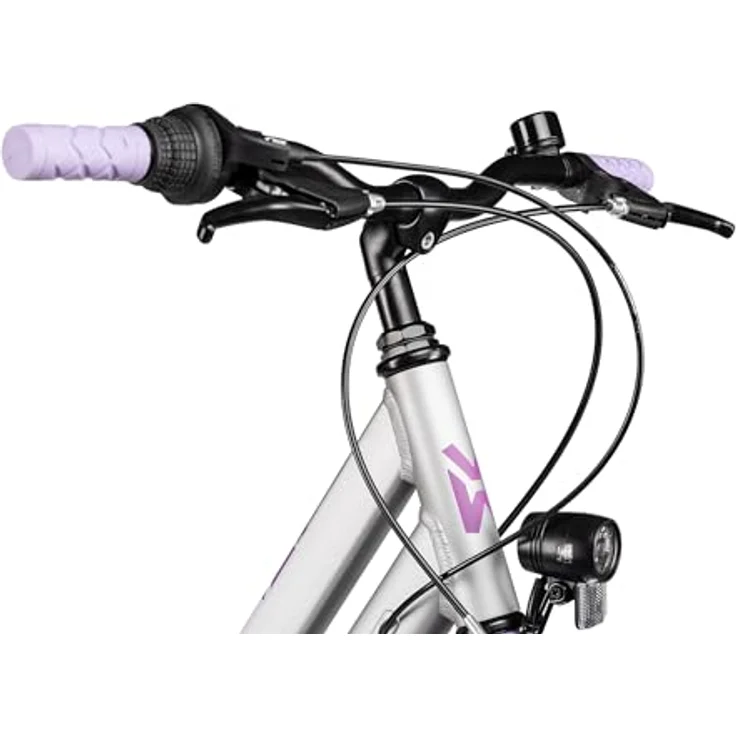 Maxim Kinderfahrrad Maxim Luna 26-7, 7 Gang Shimano Tourney, Kettenschaltung, violett/rosa, Straßen- und Alltagsausstattung – Bild 7