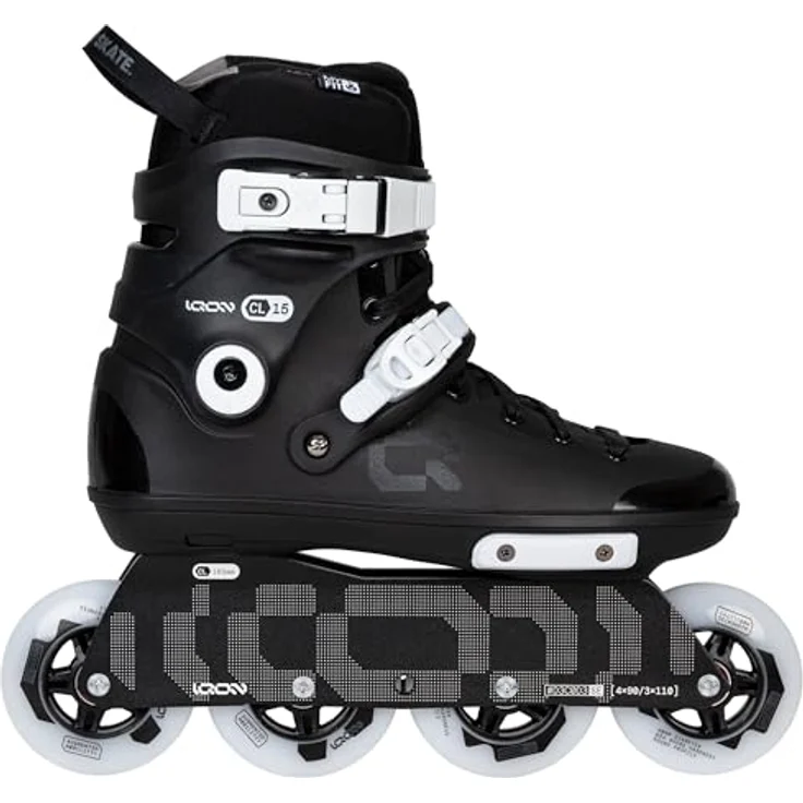 My fit Iqon CL 15 Black Edition, Inline Skates mit 90 mm Rädern und individuellem Schaft, schwarz – Bild 2