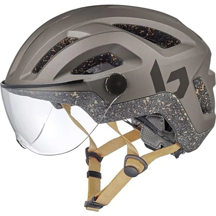 Bollé Eco React Viso, City Velohelm, 59-62 cm, Dark Bronze, leicht und robust