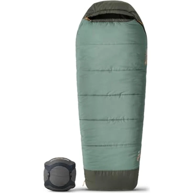 Sea to Summit Boab Synthetischer 2-Jahreszeiten-Schlafsack, 15 Grad, regulär breit, ideal für Seitenschläfer, konisch zulaufend, recycelte Materialien, DWR-Beschichtung – Bild 1