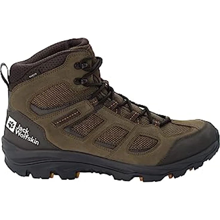 Jack Wolfskin Vojo 3 Texapore Mid M Herren Wanderschuh, wasserdicht, atmungsaktiv, Khaki – Bild 1
