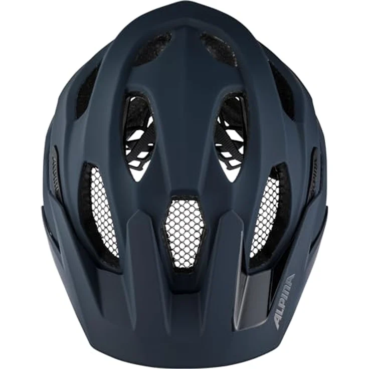 ALPINA Carapax 2.0 MTB-Fahrradhelm, komfortables Run System Ergo Flex, Navy Smoke Blue, 52-57 cm – Bild 4