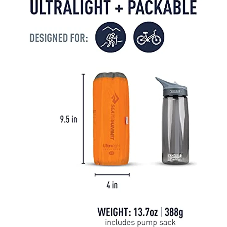 Sea To Summit UltraLight-Isomatte für Wanderungen, vielseitig einsetzbar für Damen und Herren – Bild 2